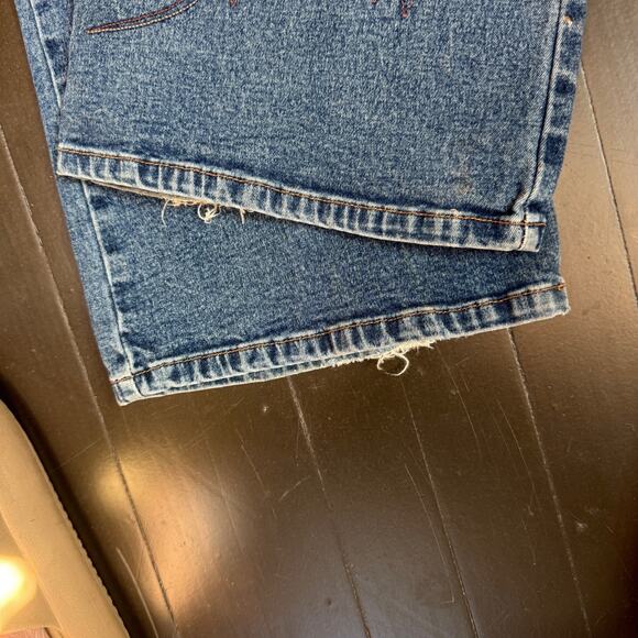 Vintage Bongo Womens Jeans Size 11 Flare Bootcut Embroidered 90s Tribal Y2K - Picture 6 of 10